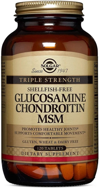솔가 트리플 스트랭스 글루코사민 콘드로이틴 MSM 타블렛, 120정, 1개 - 쿠팡