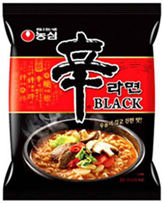 농심 고시원 자취템 야식 신라면블랙(134g) pc방 만화방 해장, 28개