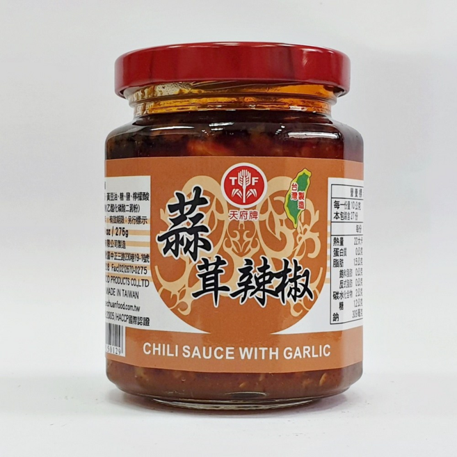 天府牌 蒜茸辣椒 水餃沾醬用, 1個
