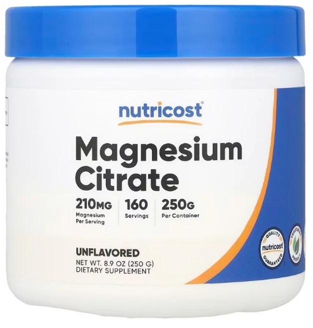 뉴트리코스트 마그네슘 시트레이트 무맛 250g (8.8oz) 1개, 1 - 쿠팡