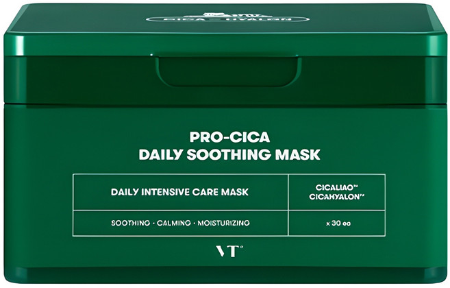 브이티코스메틱 프로 시카 데일리 수딩 마스크, 30개입, 1개