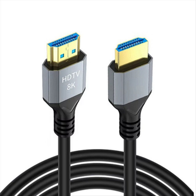 8K HDMI 호환 2.1 케이블 4K 144Hz 8K 60Hz 48GBPS 초 고속 비디오 8M 오디오 코드 PC 노트북 프로젝터 HD TV, 그림처럼