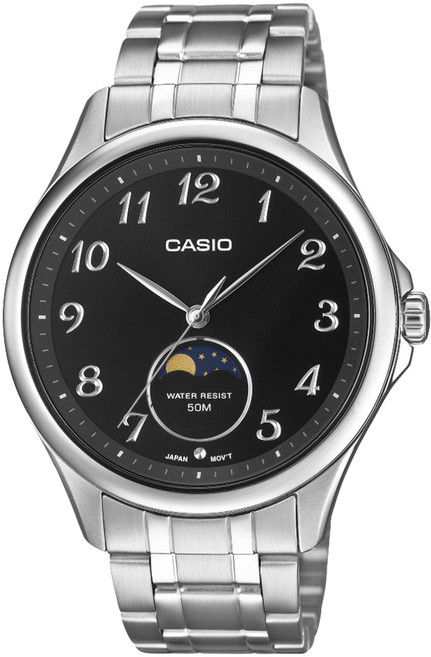 CASIO 卡西歐(MTP-M110D-1AV) 標準型 三針 月相 學生錶 考試用錶 手錶 男錶
