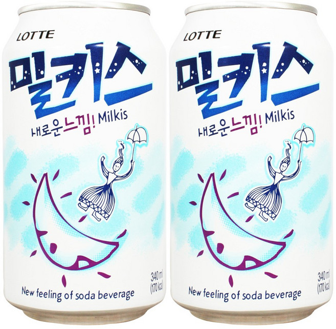 롯데-밀키스340ml(24캔) x2, 340ml, 48개