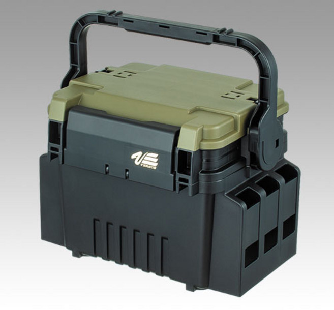 메이호 런건시스템 태클박스 7055N, 그린투톤