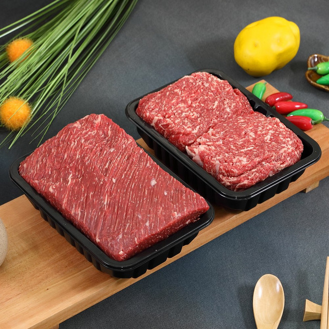 대관령한우 알뜰세트 3호1.2kg 1등급 한우선물세트, 1