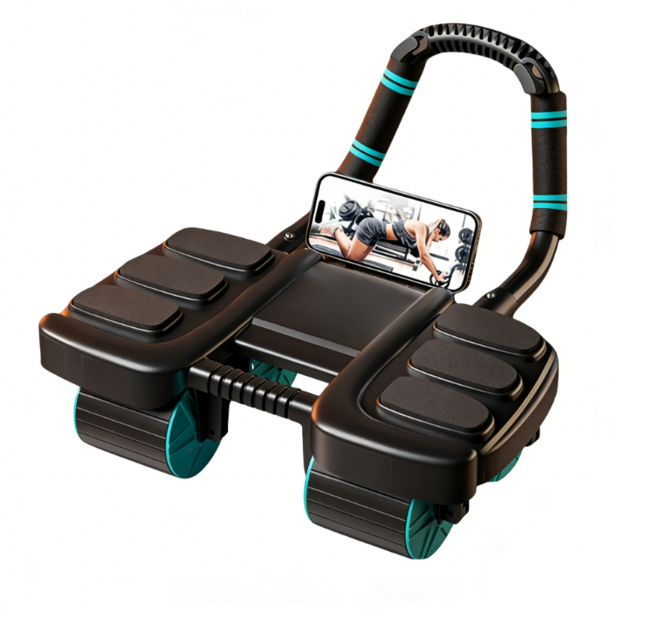 AB 슬라이드 복근 운동기구 무소음 슬라이더+무릎 패드, 주황색