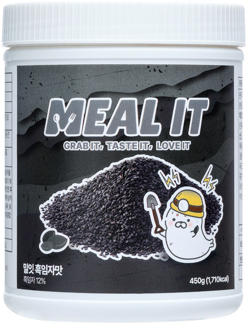 밀잇 단백질 쉐이크 흑임자맛, 450g, 1개
