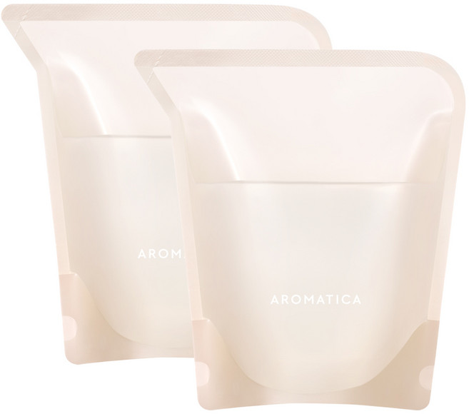 아로마티카 퓨어 앤 소프트 여성청결제 리필, 300ml, 2개