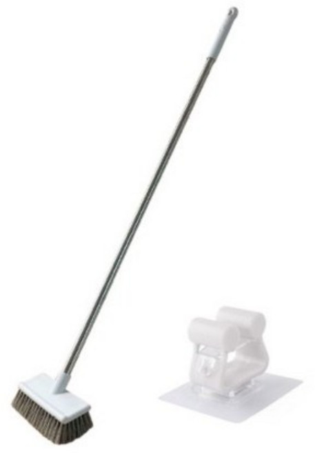 핌 커브 롱 밀대솔 하드 + 이지 벽걸이, 혼합색상, 3세트