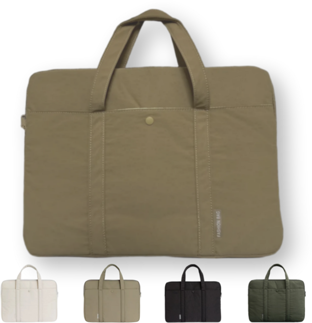 베르모어 가벼운 심플 노트북 가방, 베이지