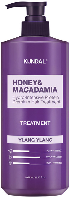 쿤달 허니 앤드 마카다미아 헤어 트리트먼트 일랑일랑향, 1.458L, 1개