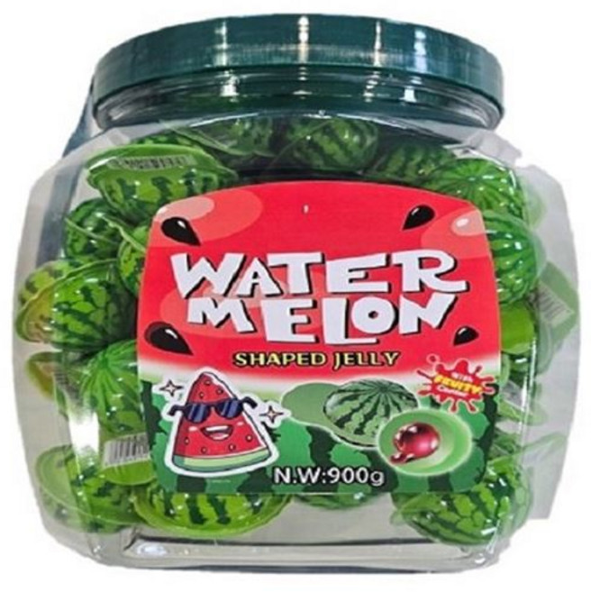 수박모양 탱탱젤리, 900g, 1개