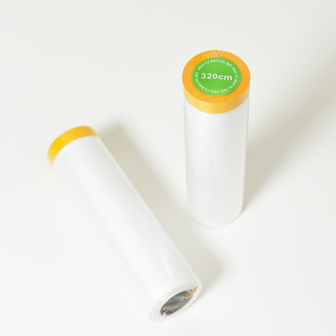 솜앤티글로벌 카버링테이프 보양 비닐 도색 도장 테이프, 4개