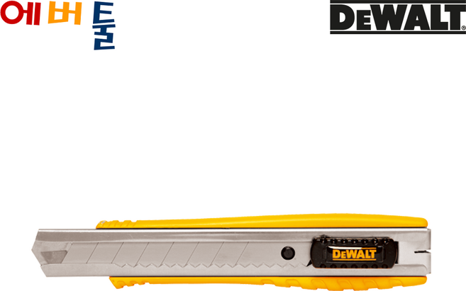 디월트 DWHT10038 18mm Snap Off 스냅 오프 커터칼, 1개
