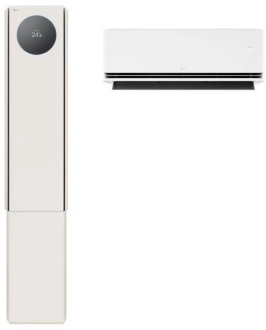 LG 휘센 AI 오브제컬렉션 뷰I 프로 스탠드형 에어컨 FQ18GV5BA2 2n1 18평+6평 (58.5+18.7m2) 전국 기본설치 포함, 일반배관형