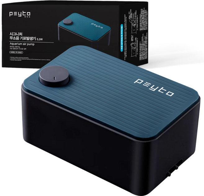 페이토 시그니처 무진동 무소음 기포발생기 2구 5.5W, 1개