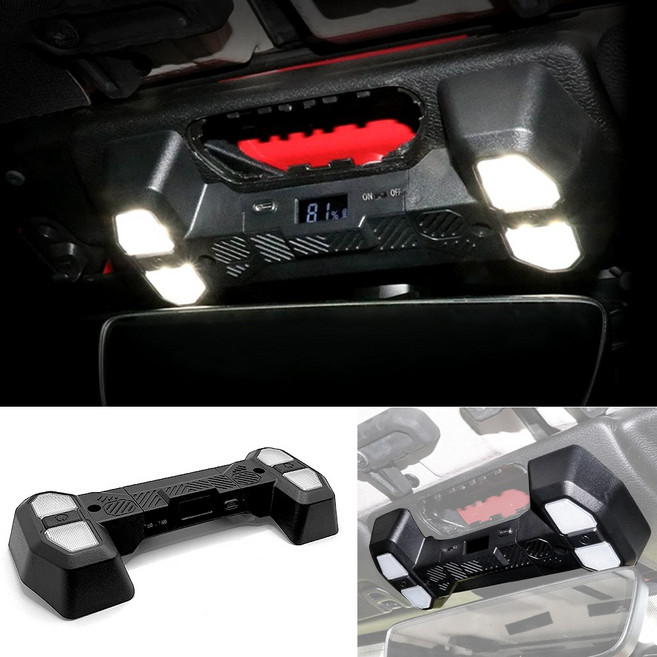 지프 랭글러 JL JT 실내등 독서등 지프악세사리 랭글러용품 튜닝, LED 실내 독서등, 1개