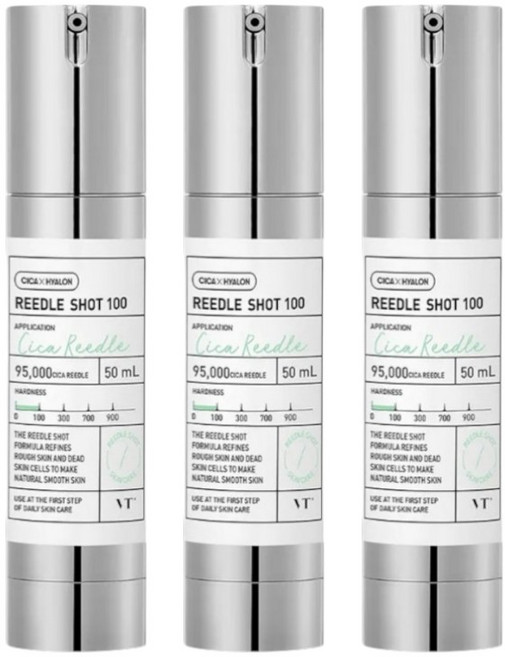 VT REEDLE SHOT 100 微晶精華, 3個, 50ml