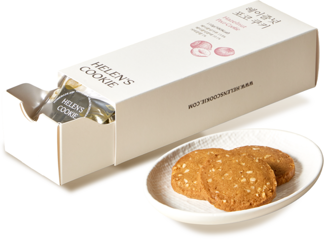 비건헬렌스 헤이즐넛 포코쿠키, 110g, 1개