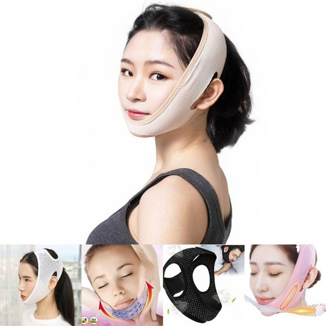 브이라인 리프팅 밴드/볼살/얼굴/땡김이/V라인/페이스/축소/당기미/V밴드/마스크/브이턱/뷰티/도구/미용