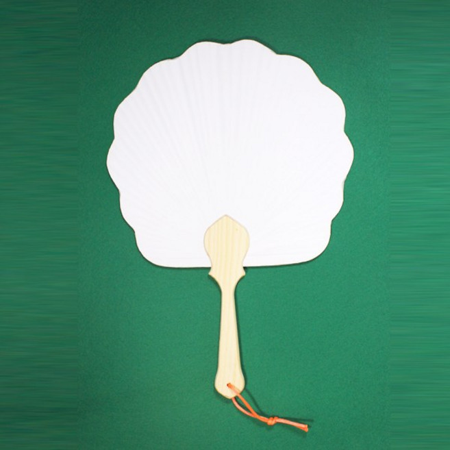 종이 부채, 1개, 흰색