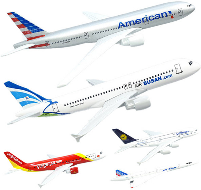 1:400 세계 모형비행기 항공기 보잉 747 787 777 737 콩코드 외 16cm, 16_777_터키항공