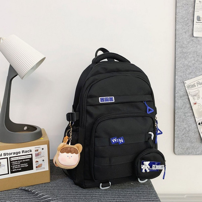 제너럴케이 wzn 학생 캐주얼 백팩 직장인 책가방 가방