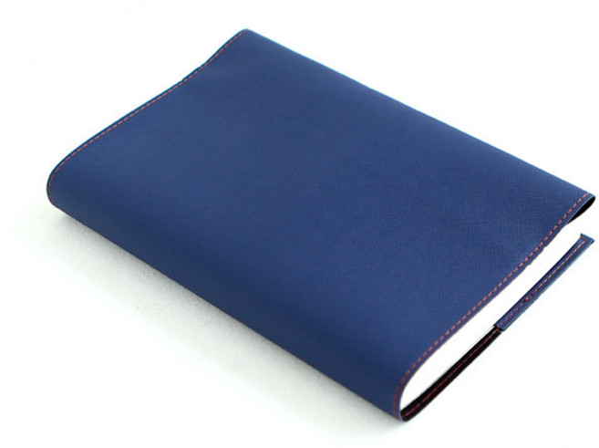 아리아라 북커버 패턴버전 책커버, 블루, 1개