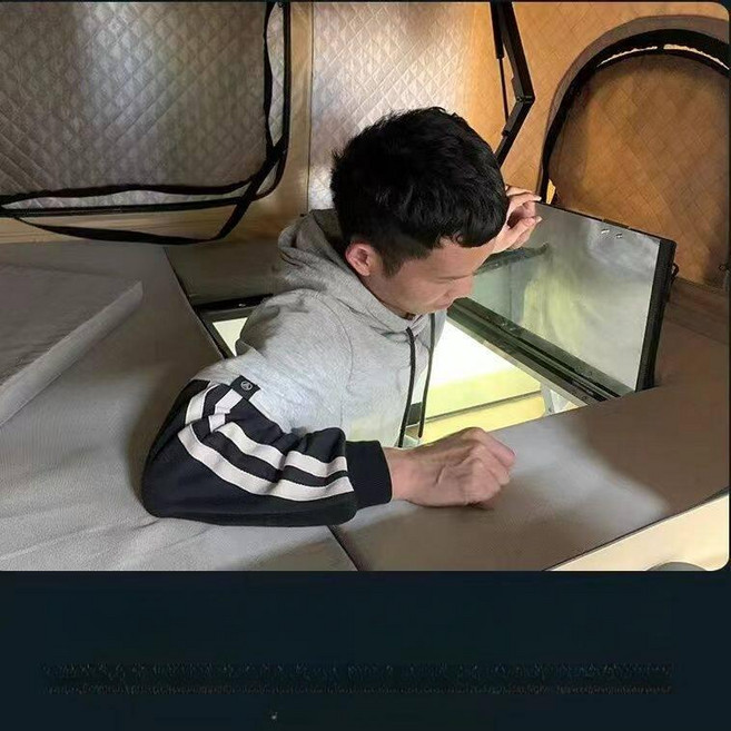 자이클랩 루프탑텐트 아이캠퍼 SUV 하드탑 스카이캠프, 기본 사용 인원, 대형 스카이라이트 색상선택 알루미늄