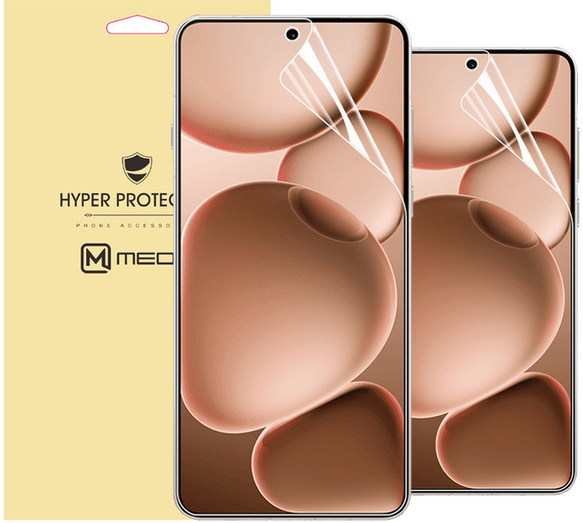 메오르 하이퍼 터치강화 지문인식 액정보호필름 2p 세트, 1세트