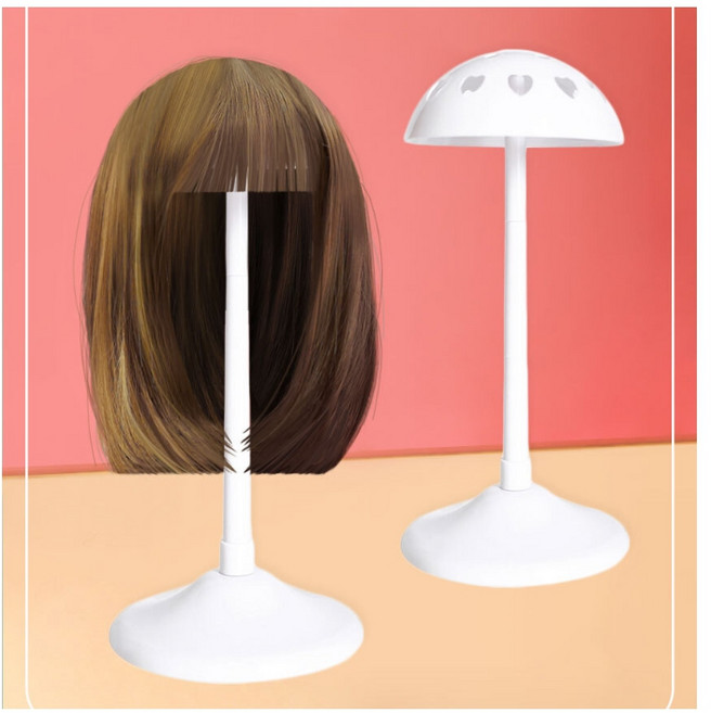 센스라벨 가발 전용 스탠드 2컬러, 1개, 화이트