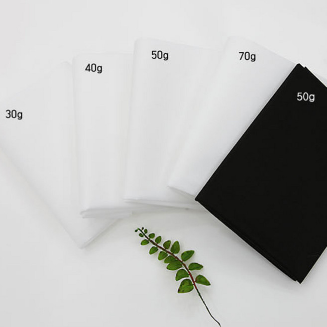 원단킹 비말방지 마스크 부직포필터]30g 40g 50g 4종(3702068), 30g(화이트), 1개