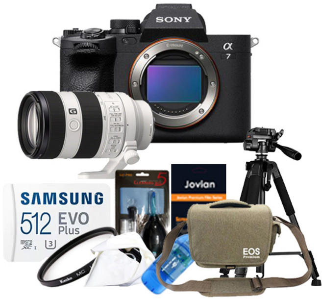 소니 A7 IV+70-200mm F2.8 GM OSS II+메모리포함 8종 악세사리 패키지/컬스, 512G