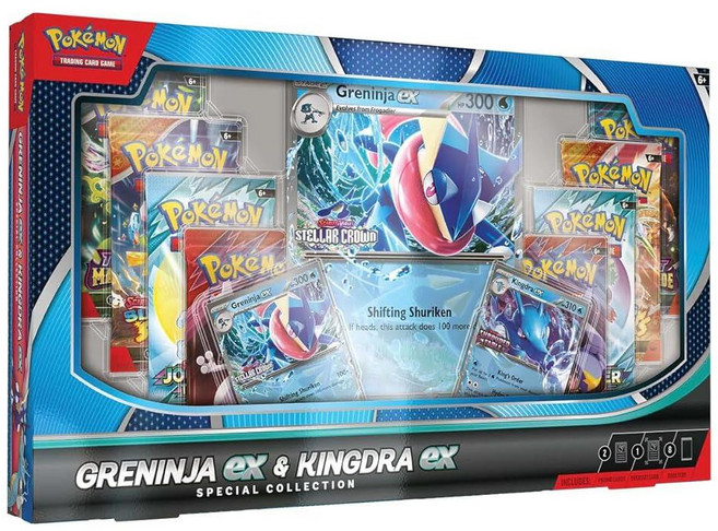 포켓몬 TCG Greninja EX & Kingdra 스페셜 컬렉션 박스 - 8팩 프로모션 카드 249563