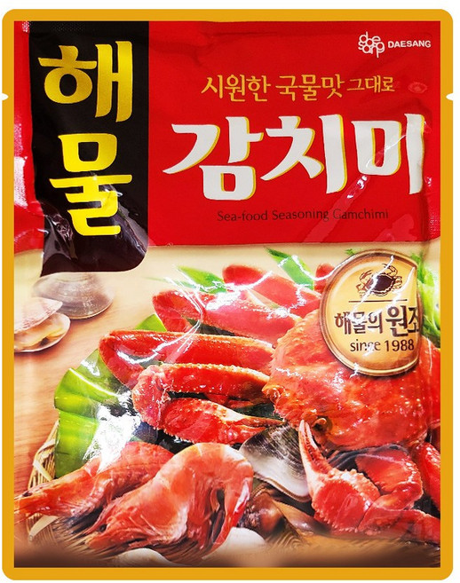 청정원 해물 감치미 500g 조미료 다시다 국물 베이스, 1개