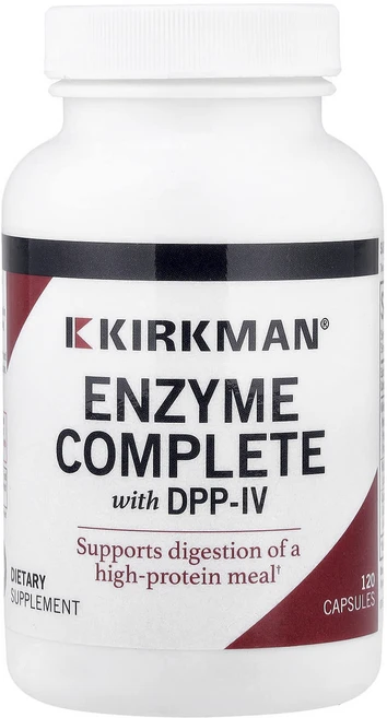Kirkman Labs DPP-IV 함유 Enzyme Complete 캡슐 120정, 6개 - 쿠팡