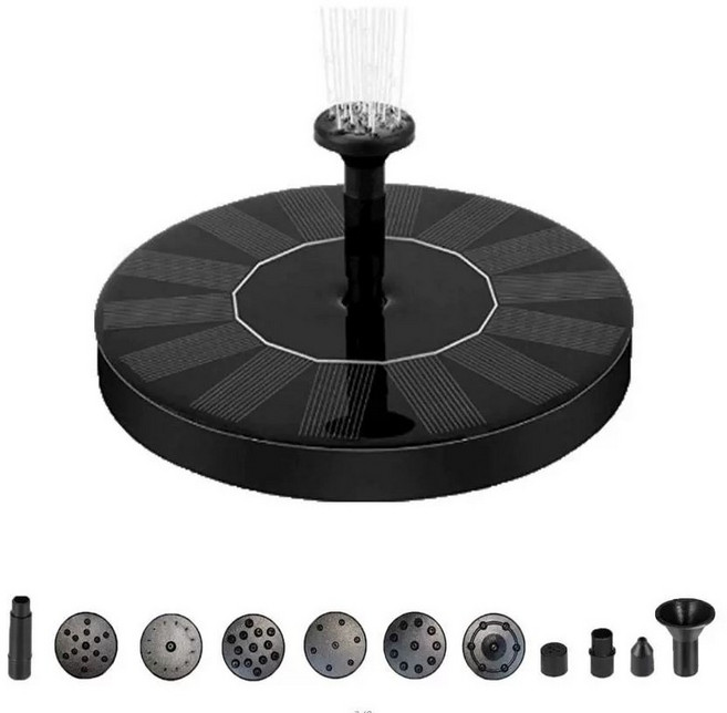 연못 바닥 분수 태양열 산소 수조 분수대 실내 태양광, 표준 130mm