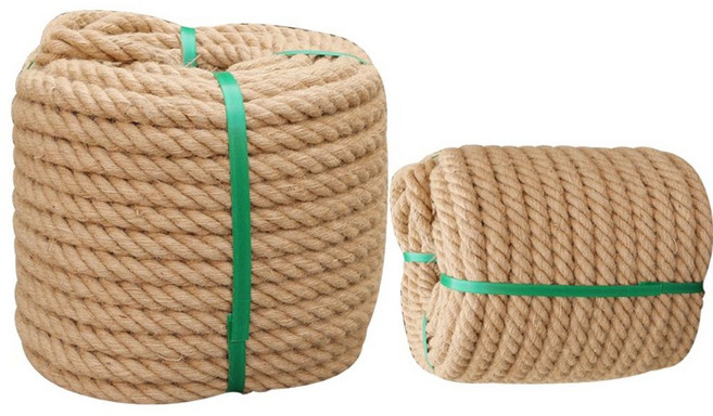 밧줄 인테리어 녹화끈 굵은밧줄 야자 줄다리기용 로프, 6mm 50미터