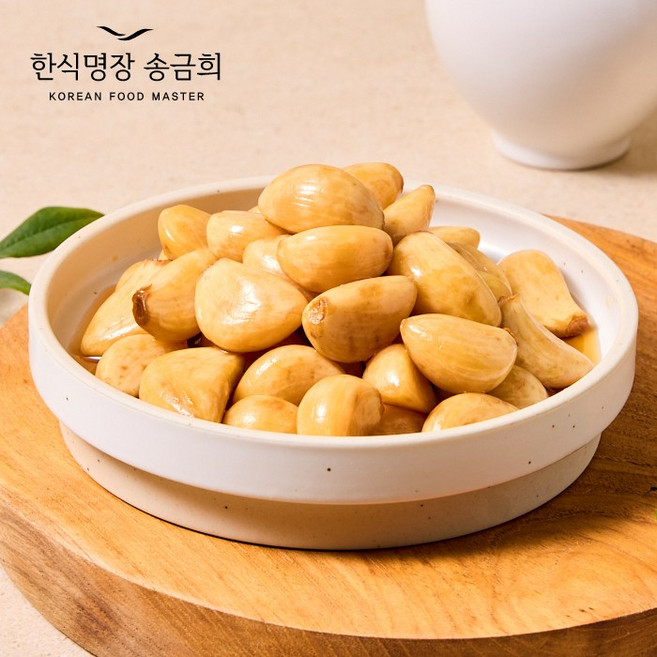 한식명장 송금희 국내산 의성알마늘장아찌 500g, 1개