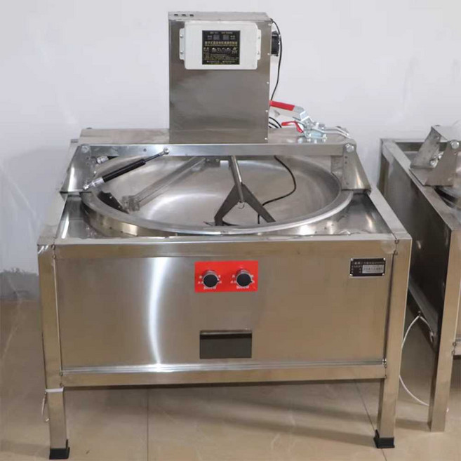 가열 볶음팬 로봇 식품 혼합기 전동 볶음 요리 냄비, 80L 자동 혼합기 기계