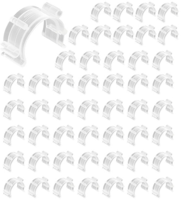 50PCS 투명 플라스틱 보빈 홀더 재봉틀용 보빈 클립 재봉틀 클립