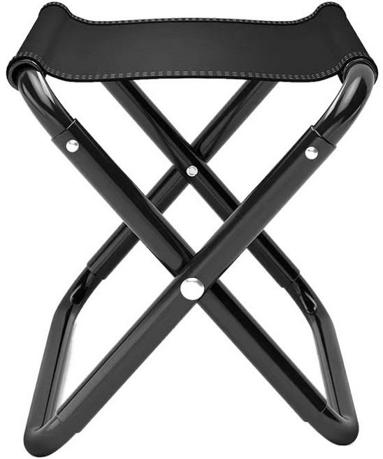 야외 활동용 휴대용 접이식 의자 캠핑 낚시 지하철 및 기차, 02 Half fold