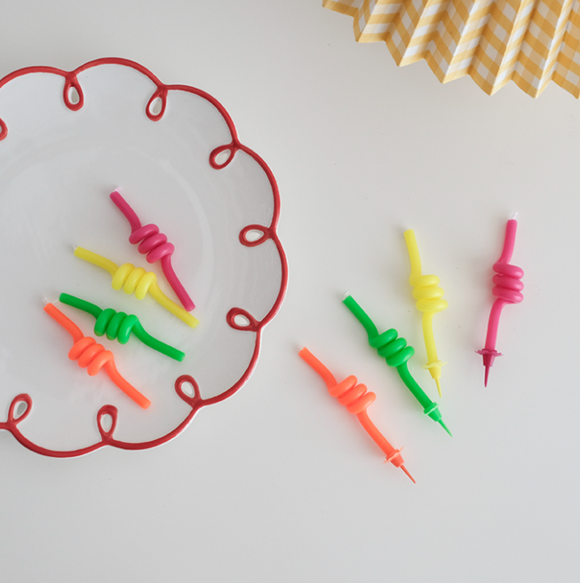 쁘아 생일초 용수철초 생일파티초, 1개