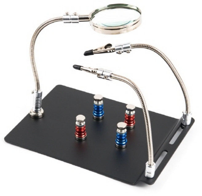 Coms 자석 플레이트 PCB 납땜 보조 스탠드 BB472, 1개