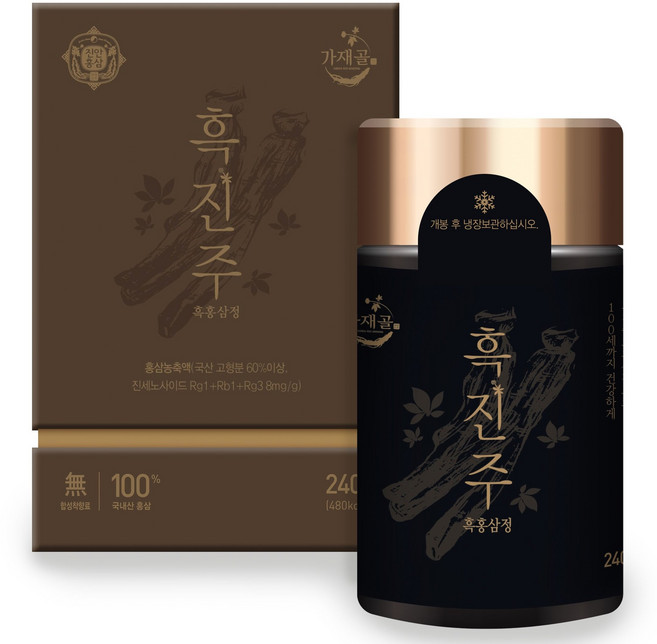 가재골진안홍삼 흑홍삼정, 1개, 240