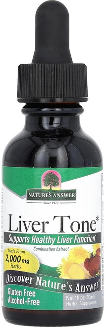 Nature's Answer Liver Tone 알코올 무함유 2 000mg 30ml(1fl oz) Answer (네이처스 앤서), Nature's Answer, Liver Tone, 알, 1개, 30ml - 쿠팡