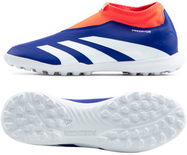 아디다스 주니어 프레데터 리그LL TF 키즈 여성 풋살화 파란색, 225, 225, 1개