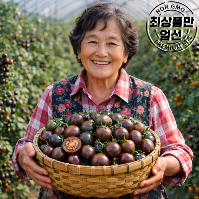 산지직송 대저 흑대추 방울토마토, 1개, 500g