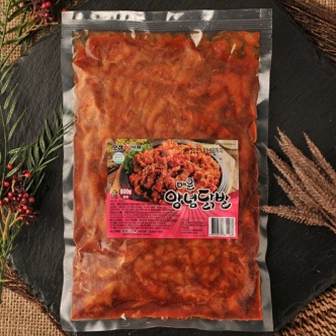 ㈜가천린포크 뼈없는매운양념닭발600g(5개구입시 1개무료증정), 1개, 600g